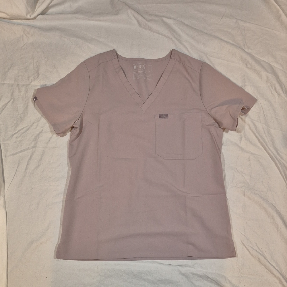 M Slate Catarina Style FIGS Scrub Top, Reg Length.